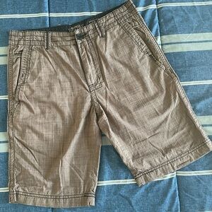 Like New Buckle Black Shorts- Brown